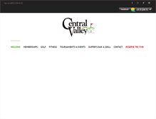 Tablet Screenshot of golfcentralvalley.com
